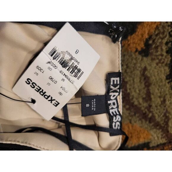 NWT Express Dress Women's 8 Black Mini Sequin Slip Sexy Sheath - Picture 6 of 6